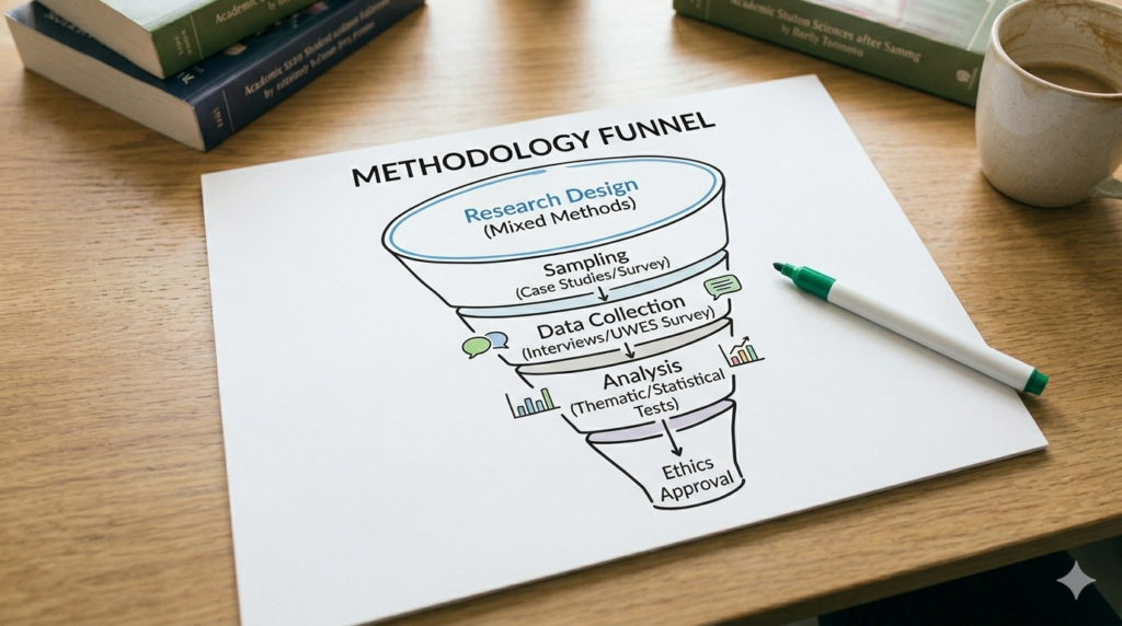 Diagram of methodology Funnel