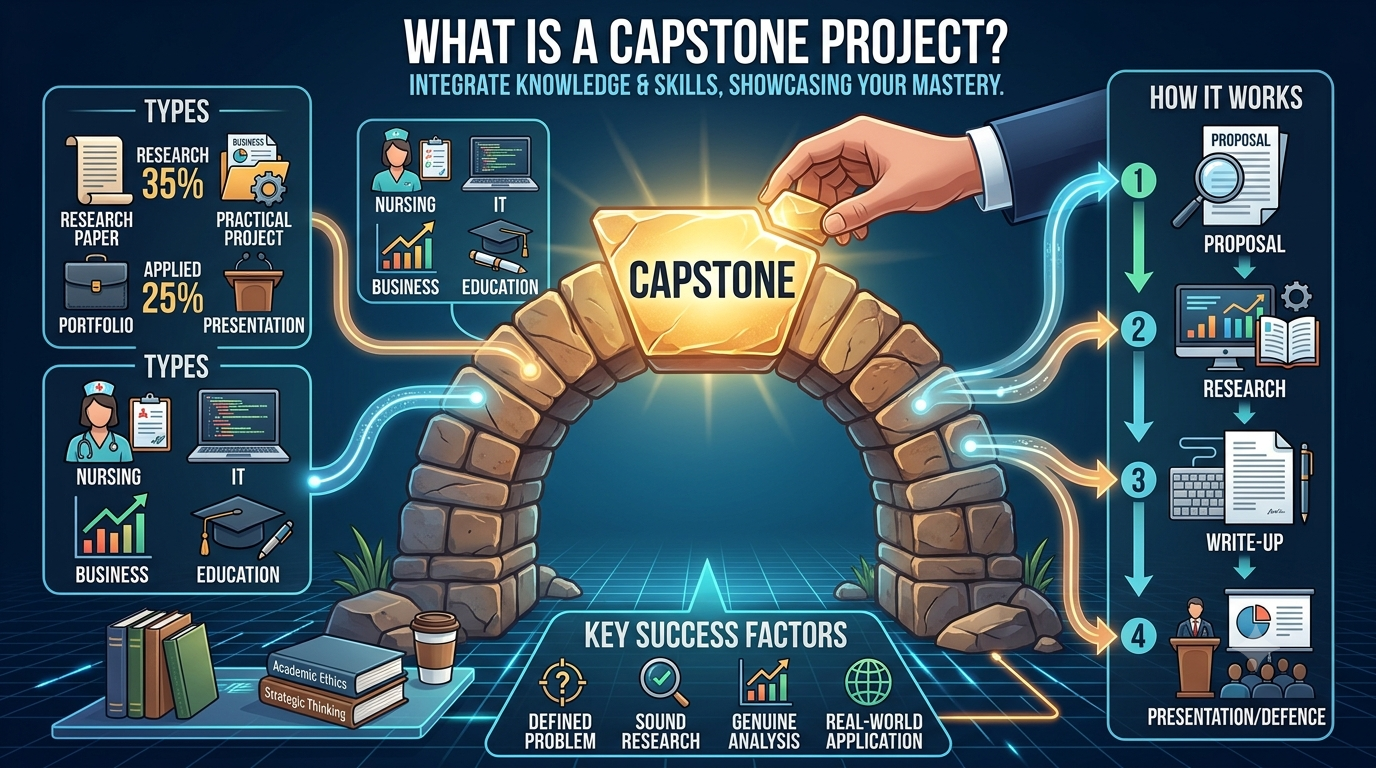 Image Explaining What Is a Capstone Project