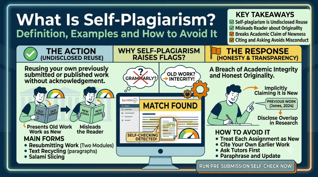 Image Explained about self plagiarism
