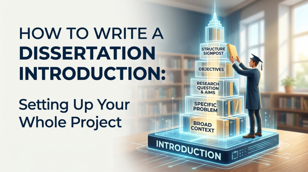 Image explained about How to Write a Dissertation Introduction
