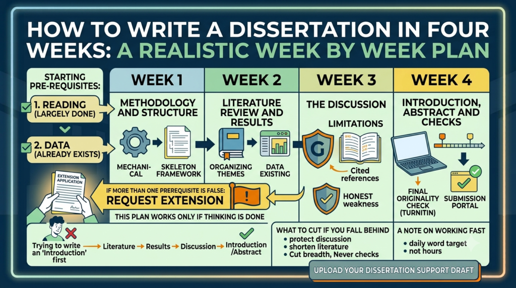 Image Explained about How to Write a Dissertation in Four Weeks