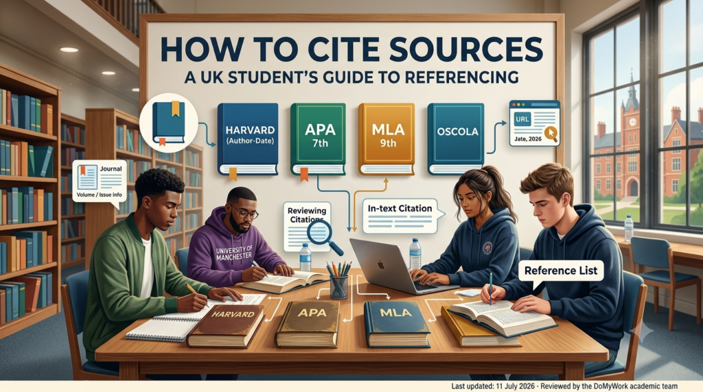 Image explaining about how to cite sources