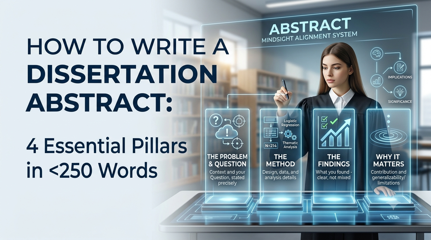 Image Explained about How to Write a Dissertation Abstract