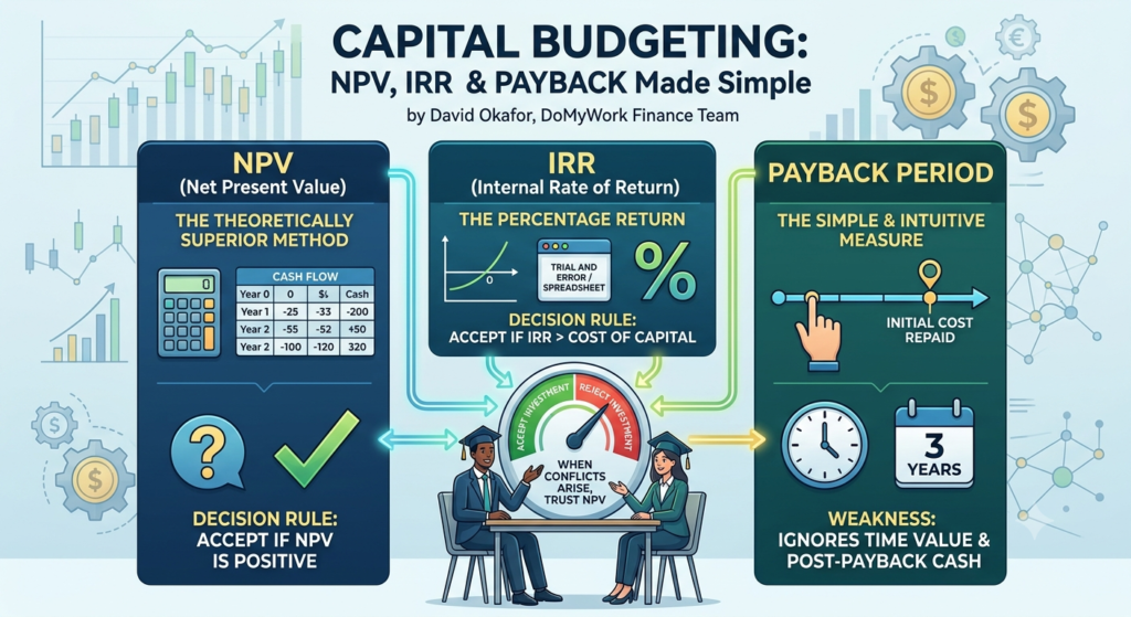 NPV, IRR & Payback