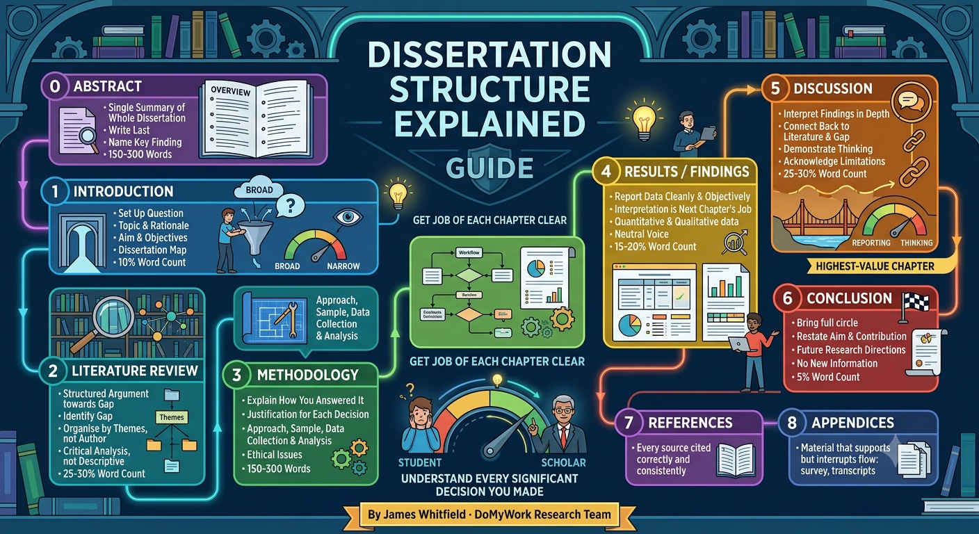 dissertation structure explained