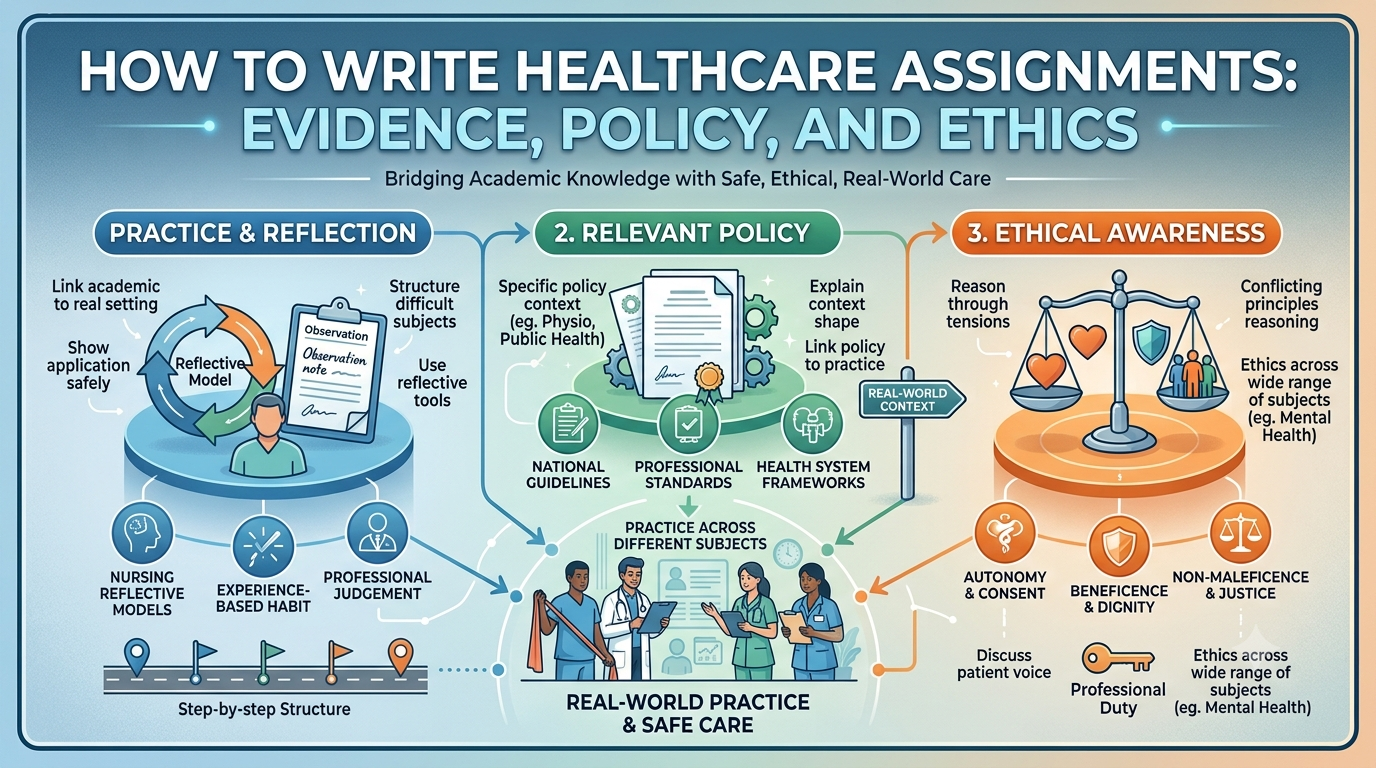 Image Explained About How to Write Healthcare Assignments