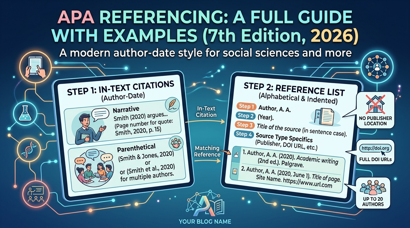 Image Explaining about APA Referencing