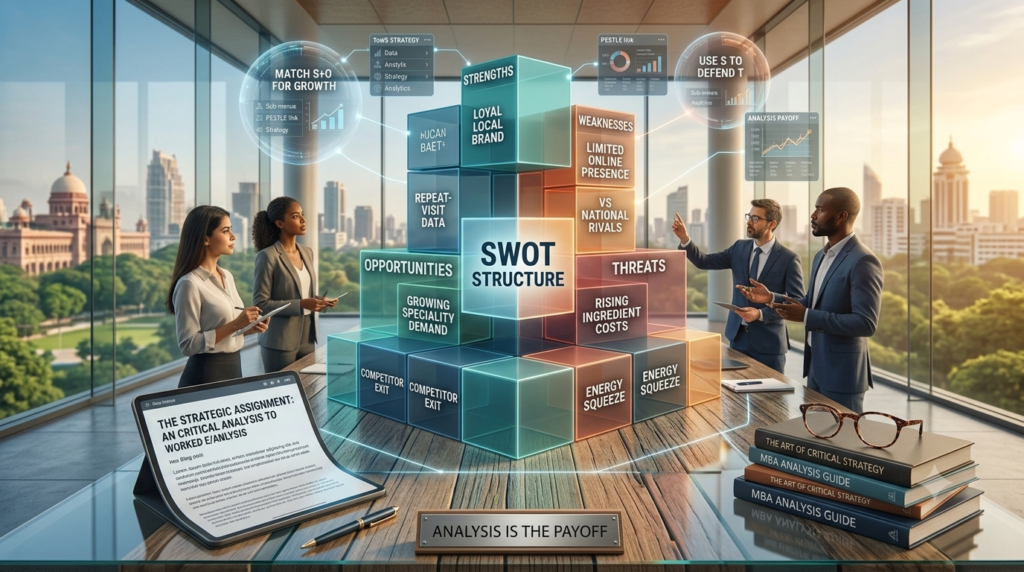 Image Explained about How to Write a SWOT Analysis for an Assignment