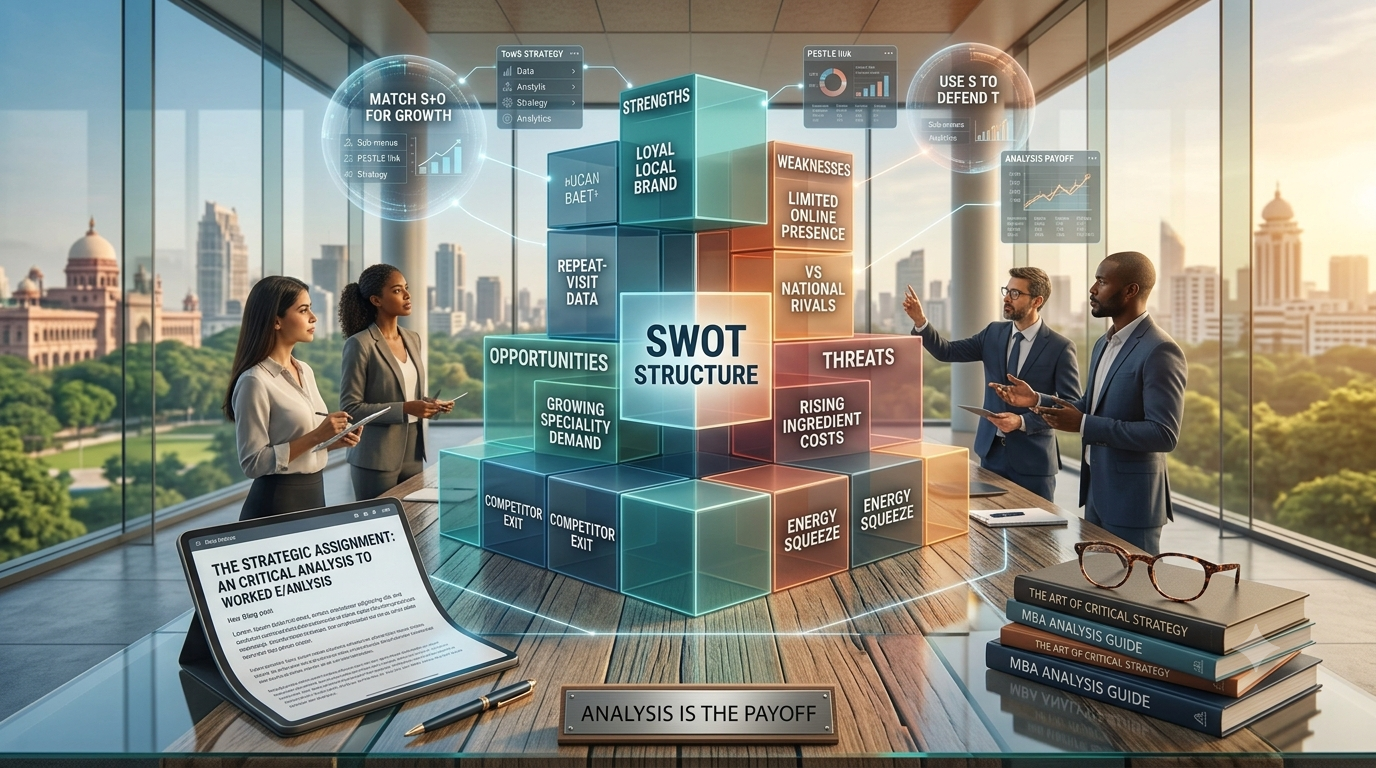 Image Explained about How to Write a SWOT Analysis for an Assignment