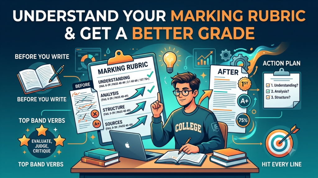 Image Explaining about How to Understand Your Marking Rubric