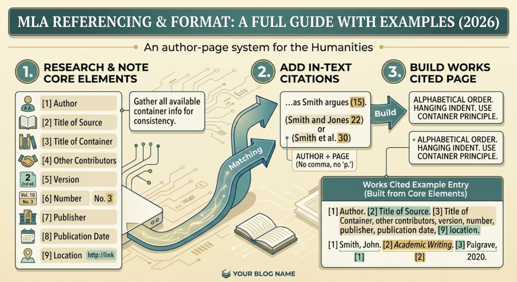 Image Explained about MLA Referencing