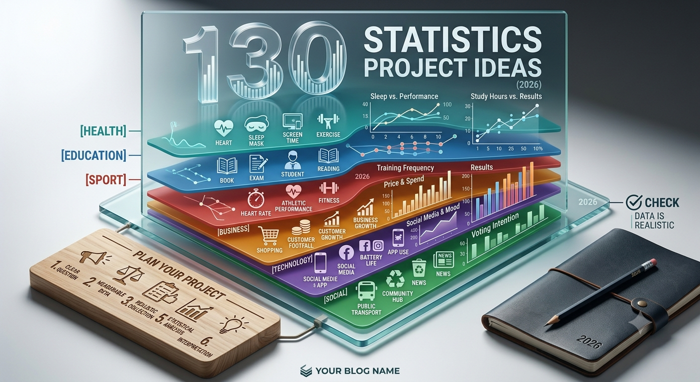 Image explained about 130 Statistics Project Ideas for Students