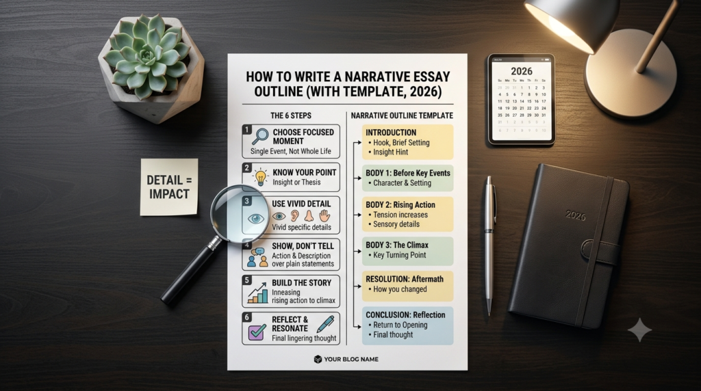 Image explained about How to Write a Narrative Essay Outline