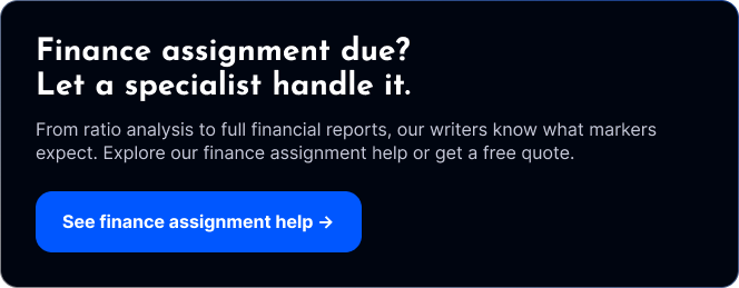 Finance Assignment Help