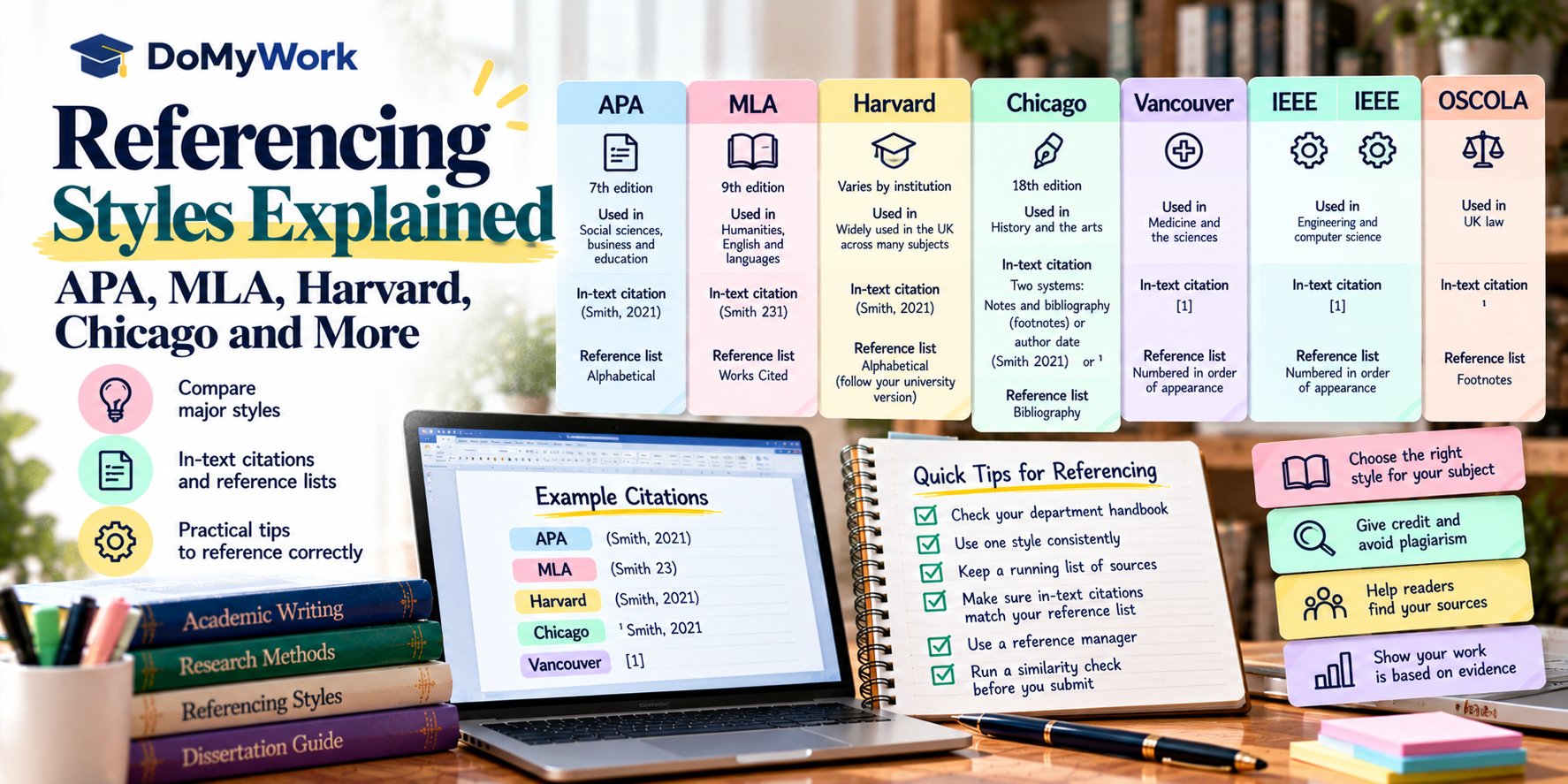 Image explained about Referencing Styles Explained